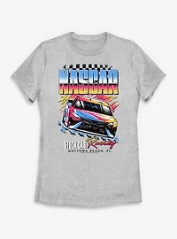 NASCAR Chromed Stock Car Racing Womens T-Shirt