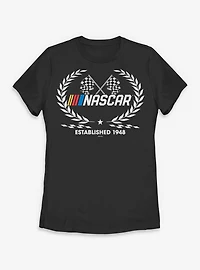 NASCAR Script Sporty Womens T-Shirt