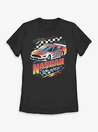 NASCAR Racing Checkers Womens T-Shirt