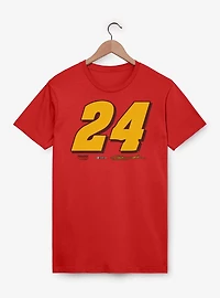 NASCAR Jeff Gordon Racing Car Yellow Number 24 T-Shirt