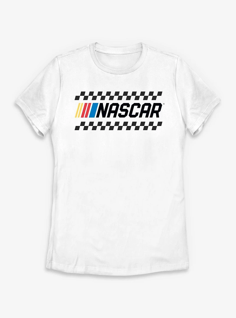 NASCAR Checkered Logo Womens T-Shirt