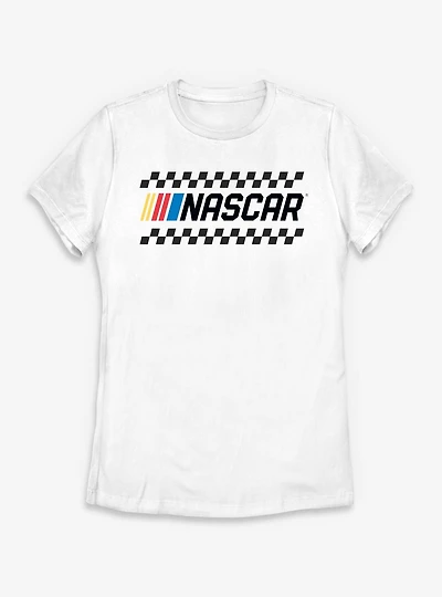 NASCAR Checkered Logo Womens T-Shirt