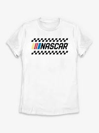 NASCAR Checkered Logo Womens T-Shirt