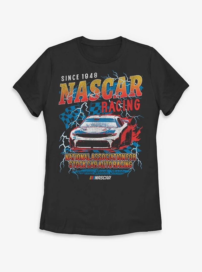 NASCAR Stock Car Auto Racing Womens T-Shirt
