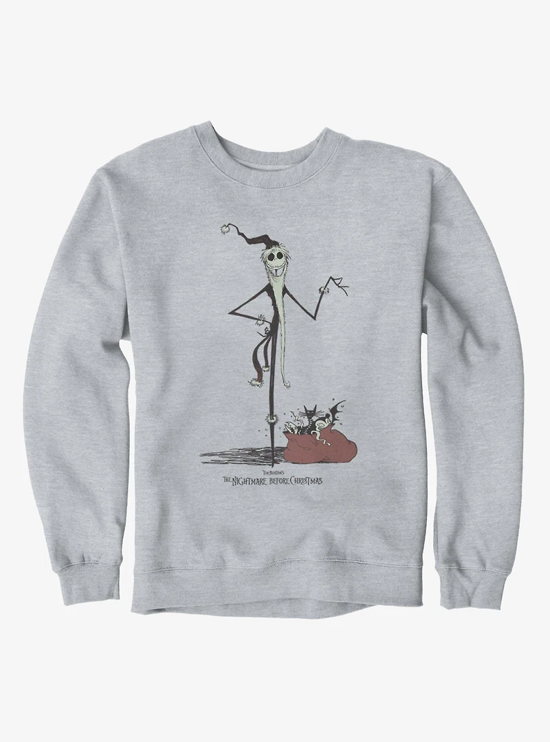 Disney The Nightmare Before Christmas Santa Sweatshirt Box Lunch Exclusive