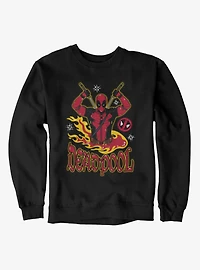 Marvel Deadpool 3 Fire Sweatshirt Box Lunch Exclusive