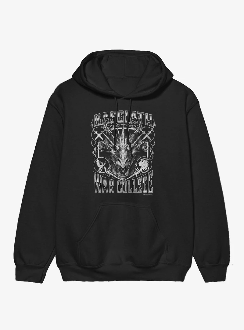 Fourth Wing Dragon Head Basgiath War College Hoodie Box Lunch Exclusive