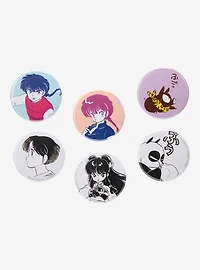 Ranma 1/2 Character Blind Bag Button Pin