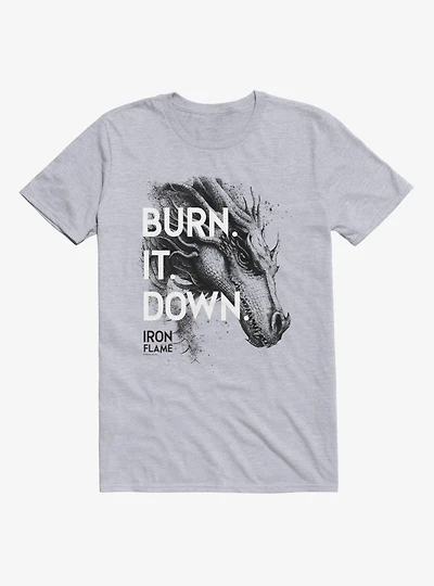 Fourth Wing Burn It Down Iron Flame T-Shirt Box Lunch Exclusive