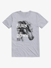 Fourth Wing Burn It Down Iron Flame T-Shirt Box Lunch Exclusive