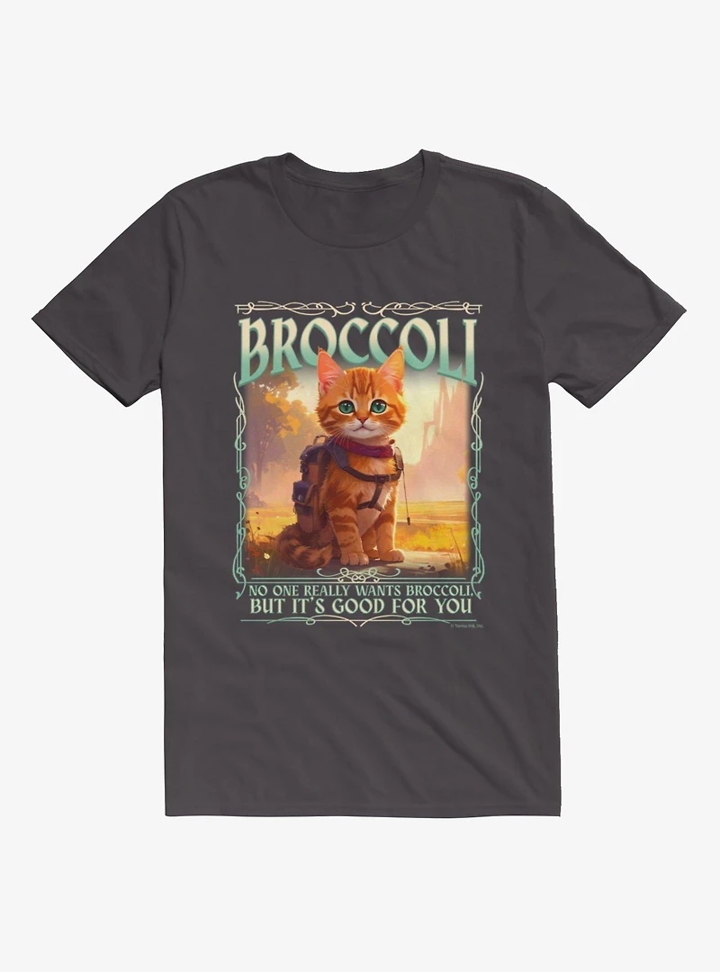 Fourth Wing Broccoli Portrait T-Shirt Box Lunch Exclusive