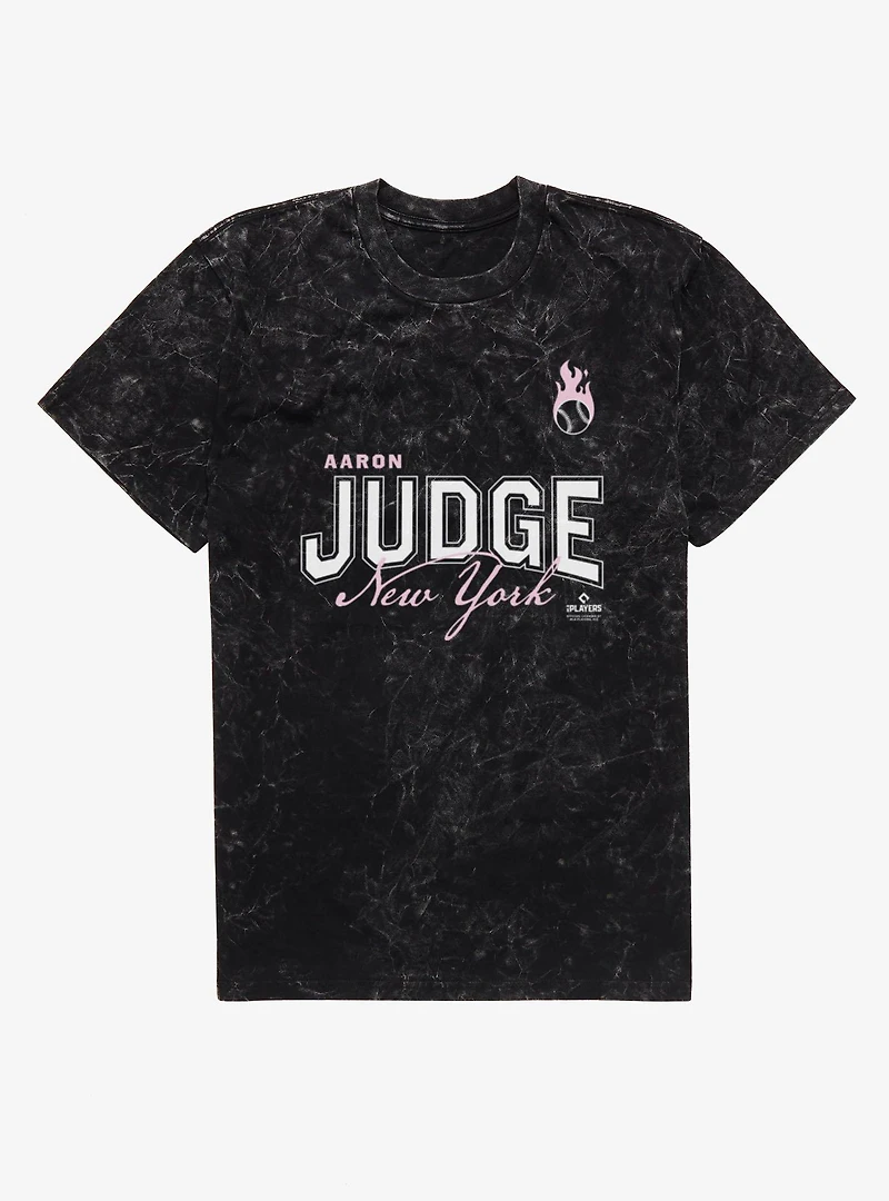 MLB Aaron Judge New York Yankees Mineral Wash T-Shirt Box Lunch Exclusive
