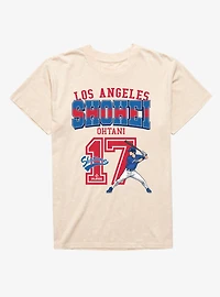 MLB Los Angeles Dodgers Shohei Ohtani 17 Mineral Wash T-Shirt Box Lunch Exclusive