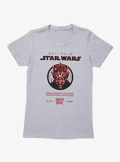Star Wars Darth Maul Power Womens T-Shirt Box Lunch Exclusive