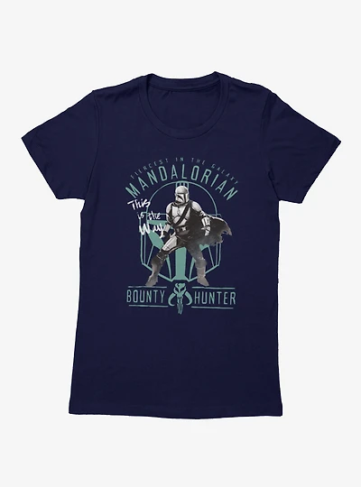 Star Wars The Mandalorian Bounty Hunter Womens T-Shirt Box Lunch Exclusive