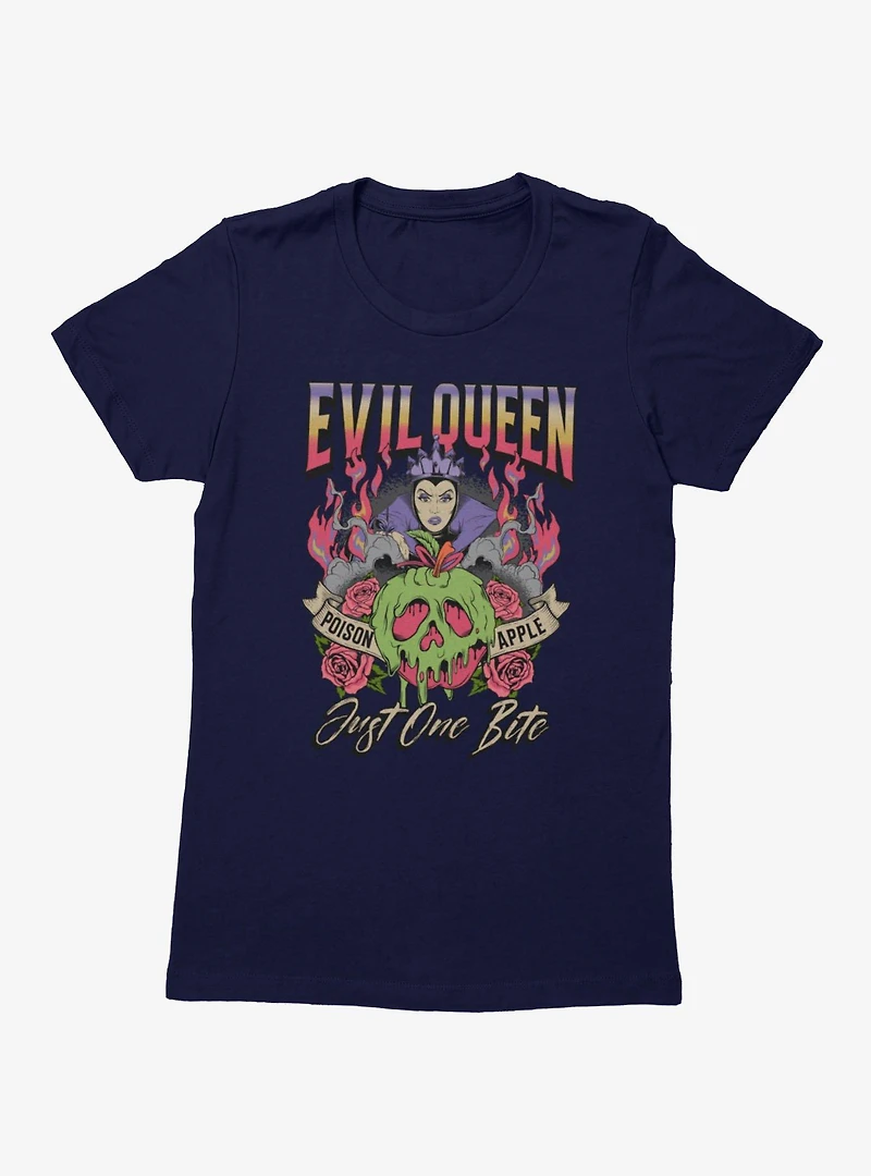 Disney Villains Snow White Evil Queen Just One Bite Womens T-Shirt Box Lunch Exclusive