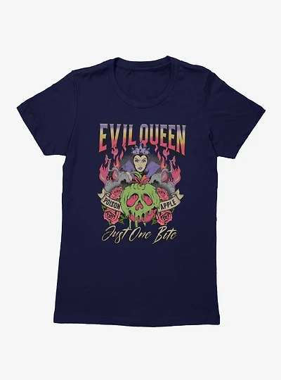 Disney Villains Snow White Evil Queen Just One Bite Womens T-Shirt Box Lunch Exclusive