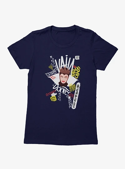 Disney Villains Snow White Evil Queen Graffiti Womens T-Shirt Box Lunch Exclusive