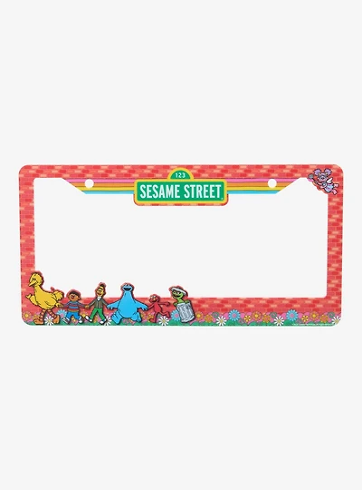 Sesame Street Floral License Plate Frame - BoxLunch Exclusive
