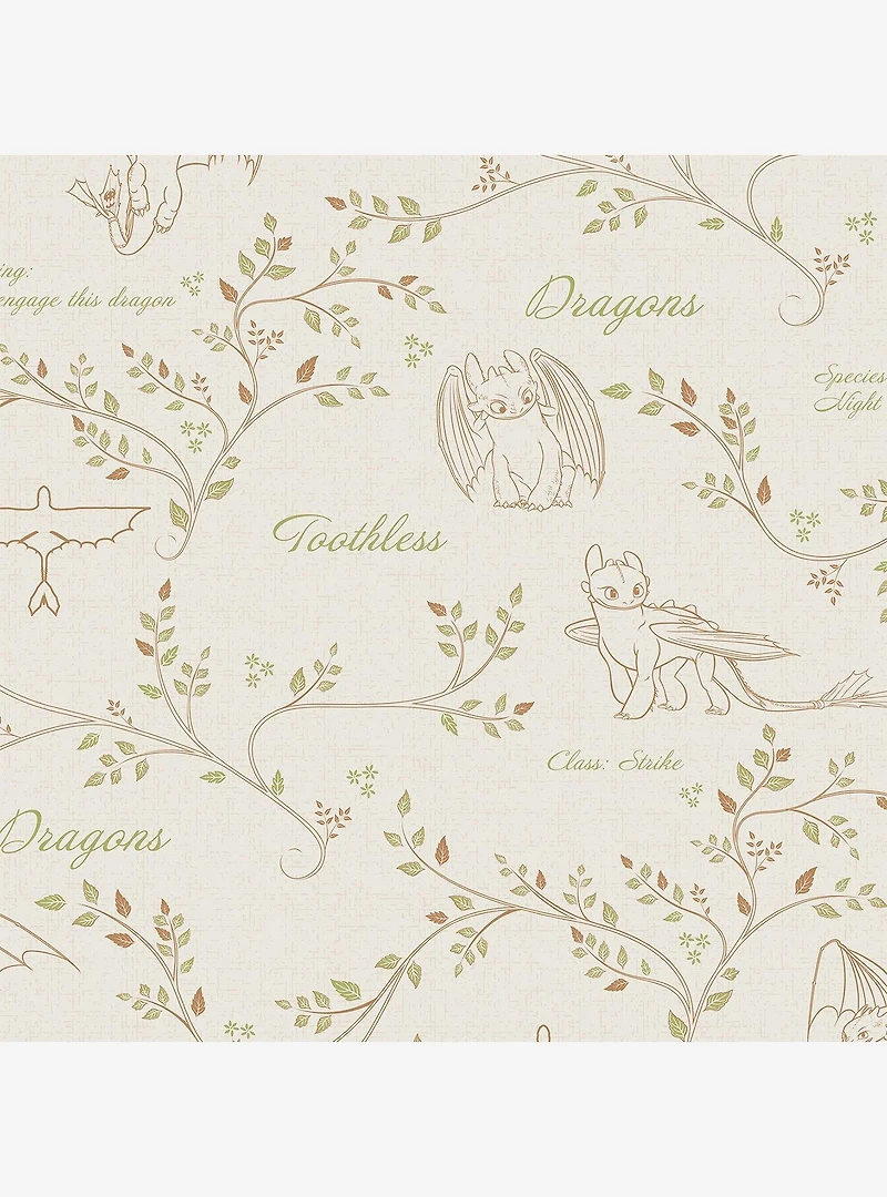 How to Train Your Dragon Toothless Radical Nature Cream Wallpaper