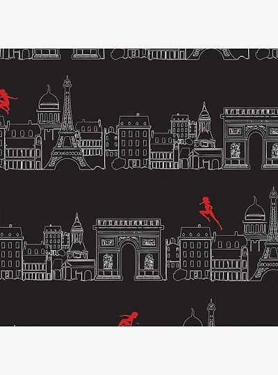 Miraculous: Tales of Ladybug & Cat Noir Charming Paris Black Wallpaper