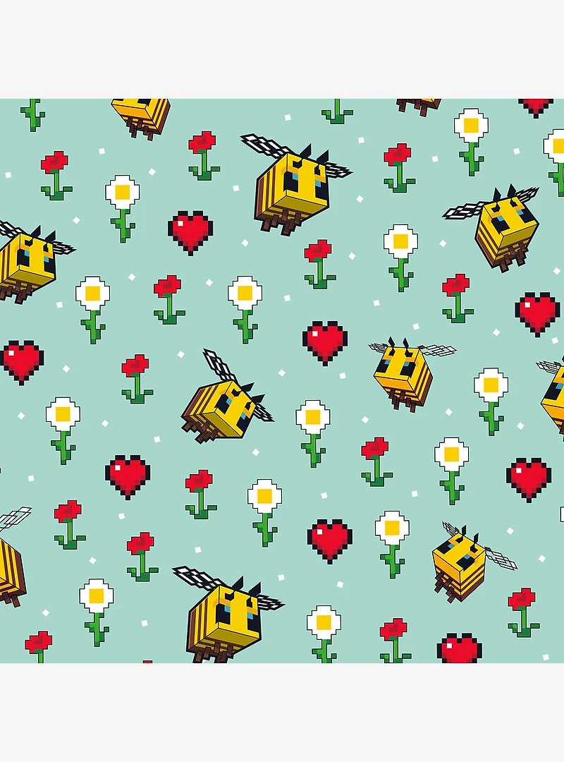 Minecraft Busy Bee Wallpaper