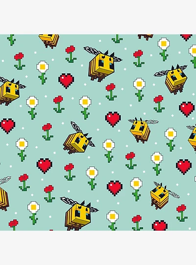 Minecraft Busy Bee Wallpaper