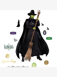 Wicked Elphaba Green Wall Decals