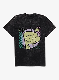 Invader Zim GIR Taco Time Mineral Wash T-Shirt
