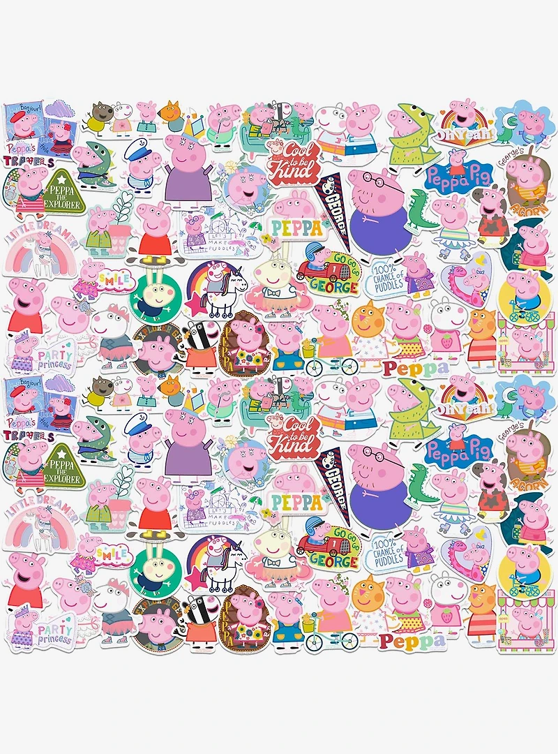 Peppa Pig Miscellaneous 100ct Sticker Pack
