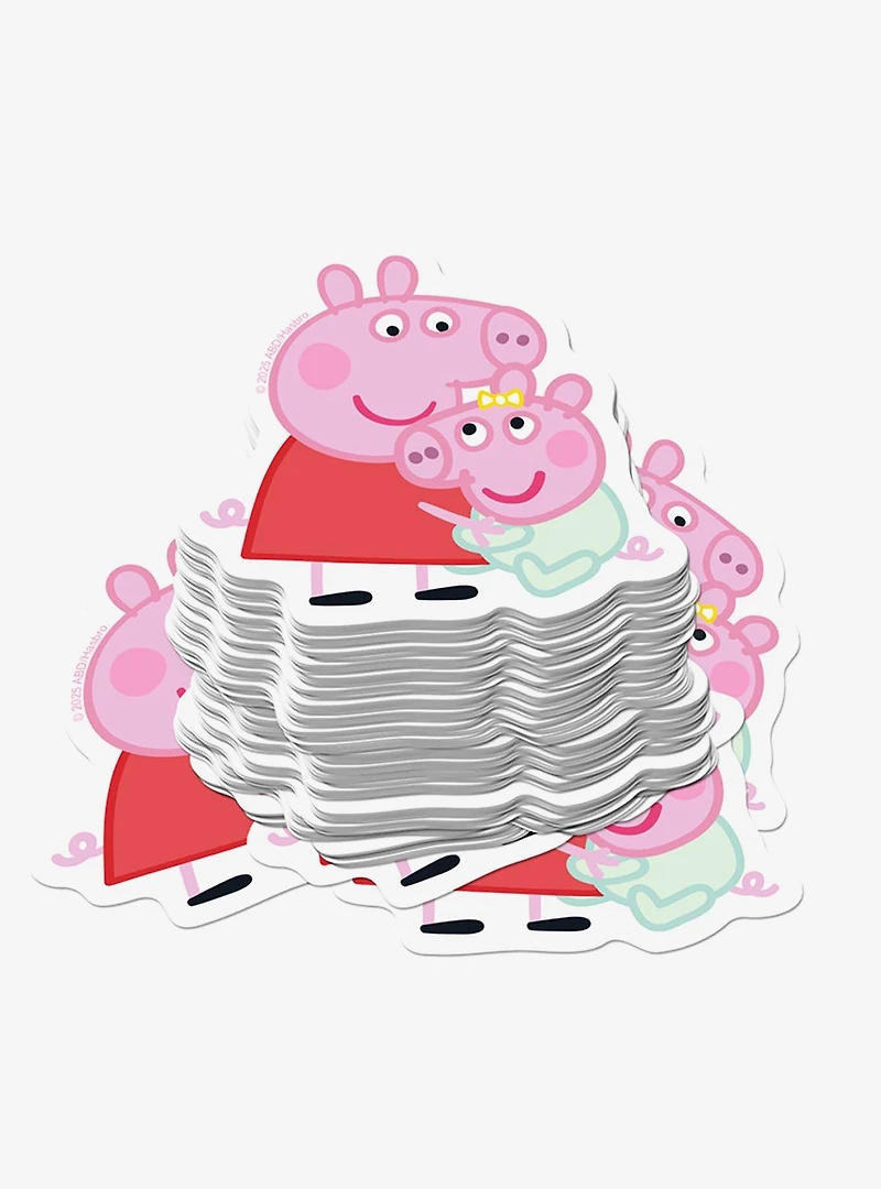 Peppa Pig Evie Pig Miscellaneous 100ct Sticker Pack