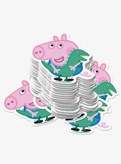 Peppa Pig George Pig Dino Toy Miscellaneous 100ct Sticker Pack