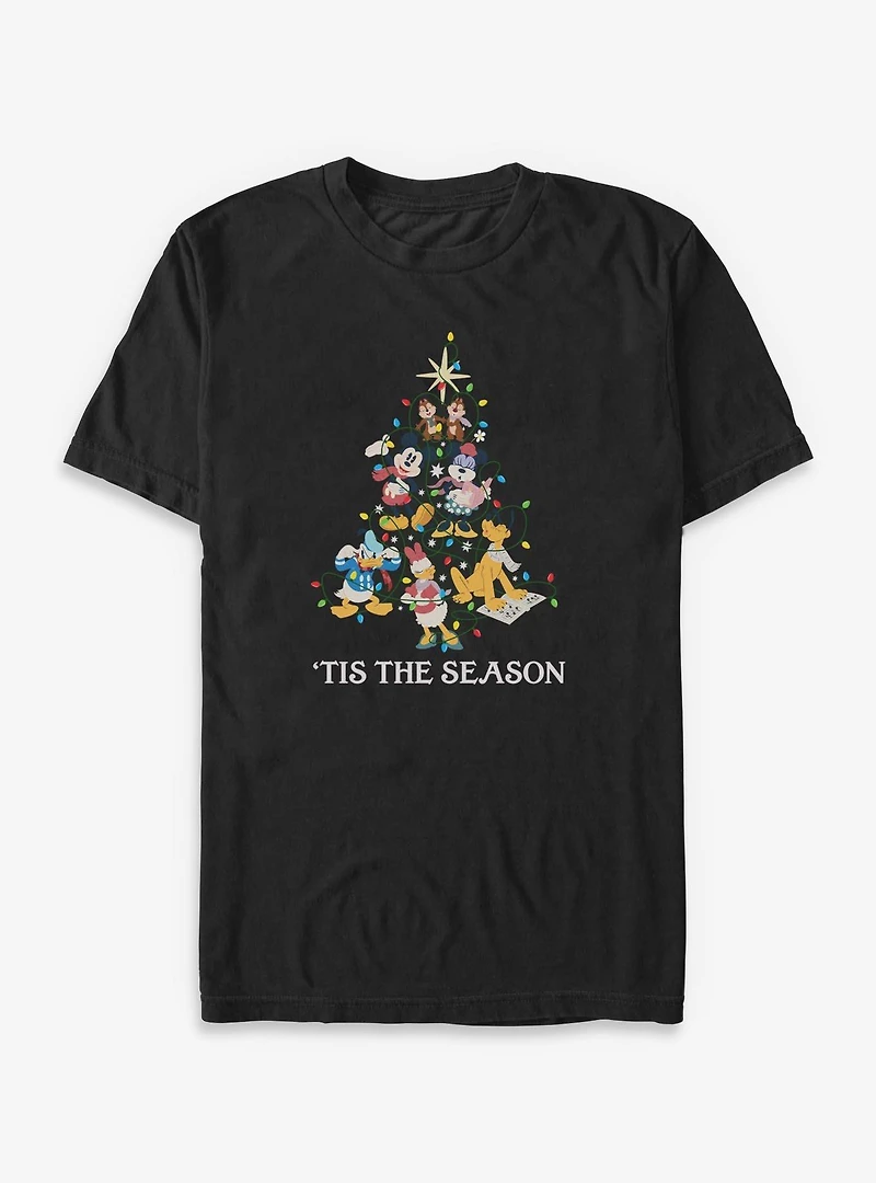 Disney Mickey Mouse & Friends Christmas Tree Big Tall T-Shirt