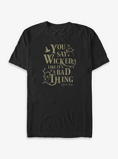 Wicked: For Good Wicked Bad Thing Big & Tall T-Shirt