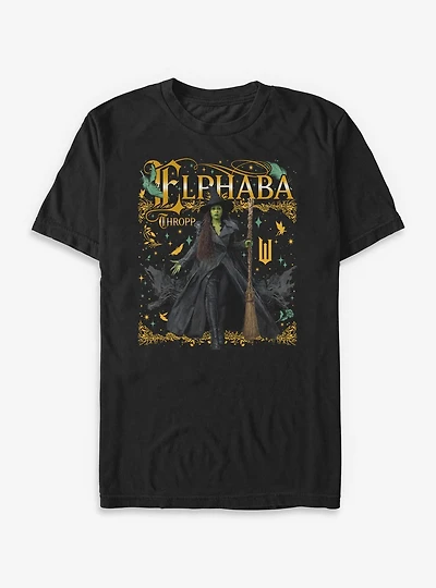 Wicked: For Good  Elphaba Thropp Portrait Big & Tall T-Shirt