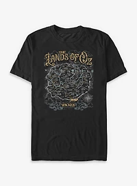 Wicked: For Good The Lands Of Oz Map Big & Tall T-Shirt