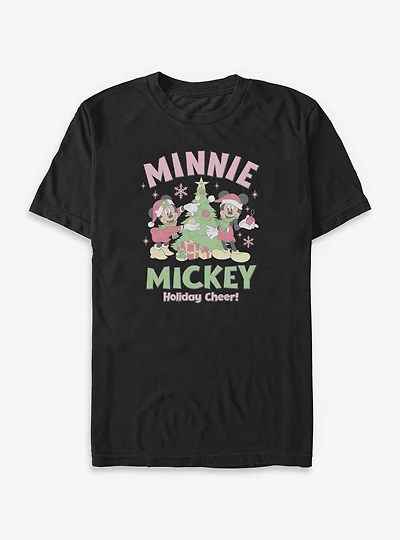 Disney Mickey Mouse & Minnie Holiday Cheer Big Tall T-Shirt