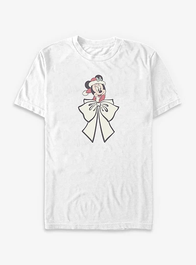 Disney Minnie Mouse Mrs. Claus Bow Big & Tall T-Shirt