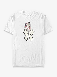 Disney Minnie Mouse Mrs. Claus Bow Big & Tall T-Shirt