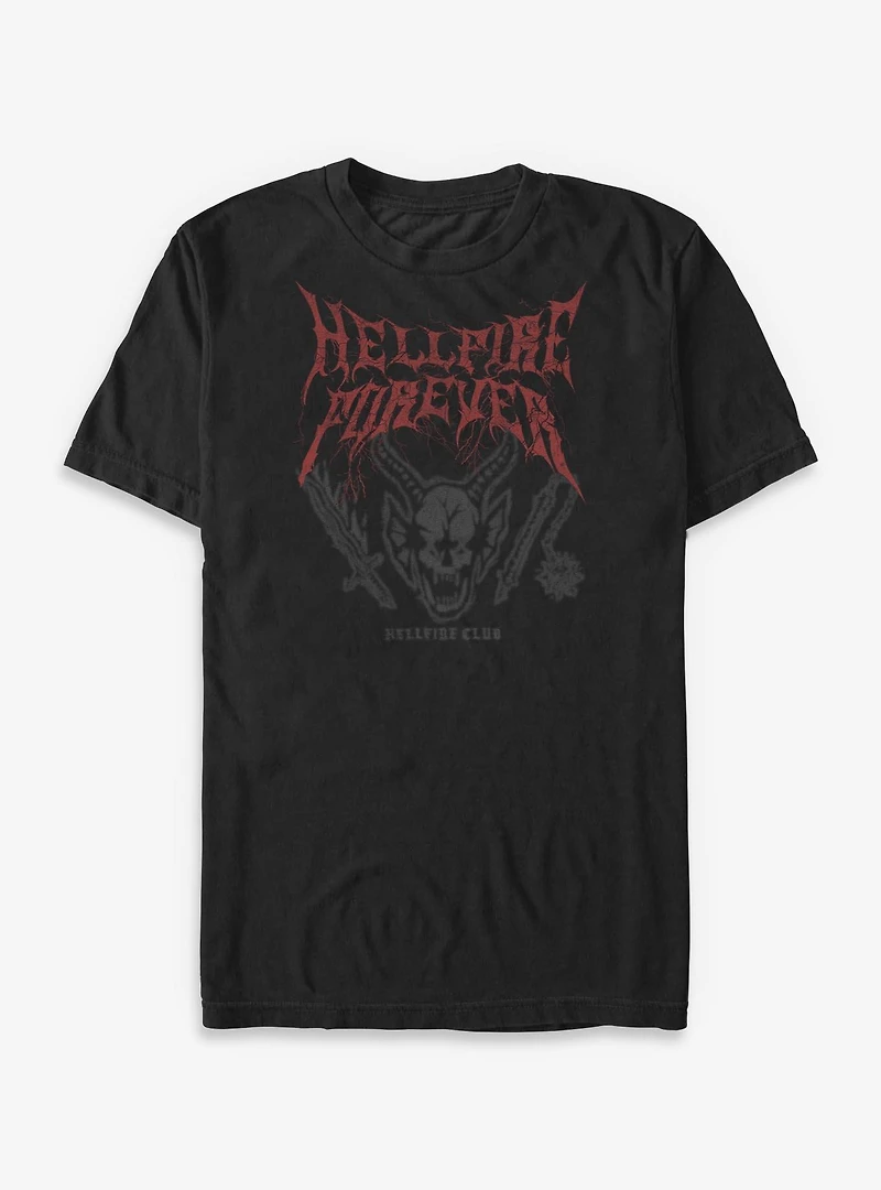 Stranger Things Hellfire Forever Big & Tall T-Shirt