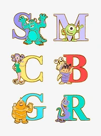 Loungefly Disney Pixar Monsters, Inc. Character Initial Blind Box Enamel Pin - BoxLunch Exclusive