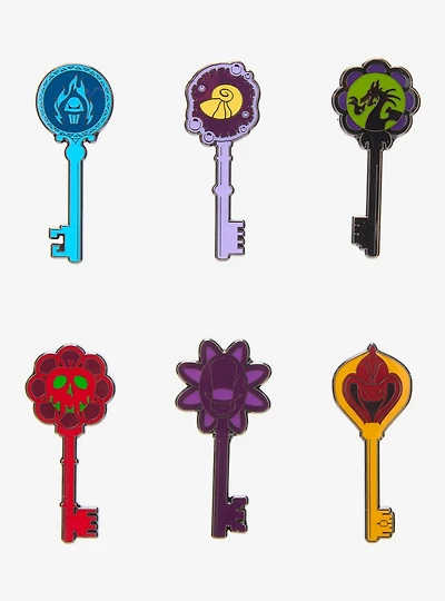 Loungefly Disney Villains Keys Blind Box Enamel Pin - BoxLunch Exclusive