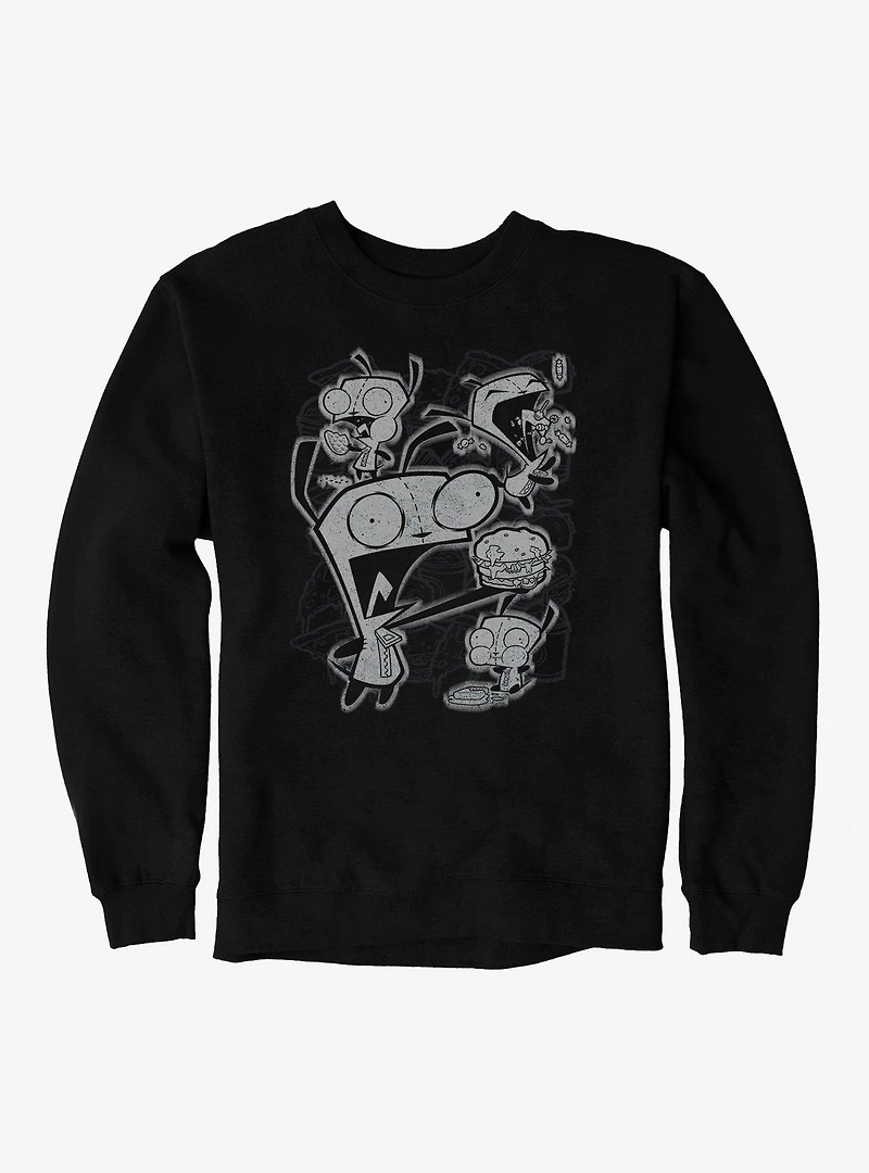 Invader Zim GIR Eat Everything Sweatshirt