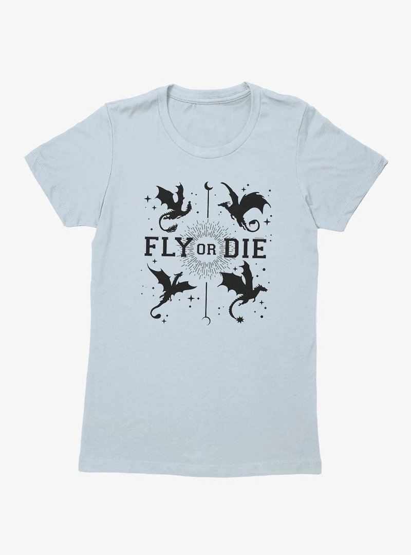 Fourth Wing Fly Or Die Womens T-Shirt