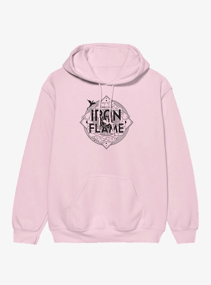 Fourth Wing Iron Flame Logo Hoodie