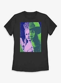 Wicked: For Good Glind & Elphaba Split Poster Womens T-Shirt