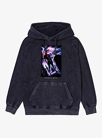 Marvel Spider-Man Dark Graveyard Mineral Wash Hoodie Box Lunch Exclusive