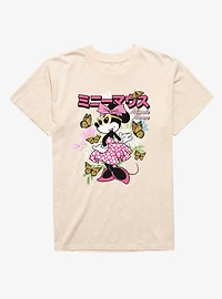 Disney Minnie Mouse Japanese Retro Mineral Wash T-Shirt Box Lunch Exclusive