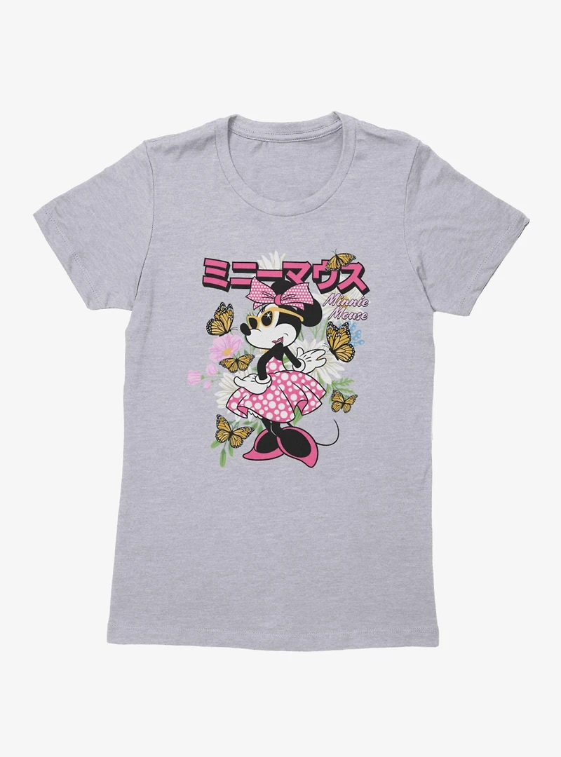 Disney Minnie Mouse Japanese Retro Womens T-Shirt Box Lunch Exclusive
