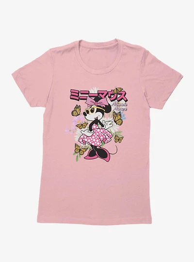 Disney Minnie Mouse Japanese Retro Womens T-Shirt Box Lunch Exclusive